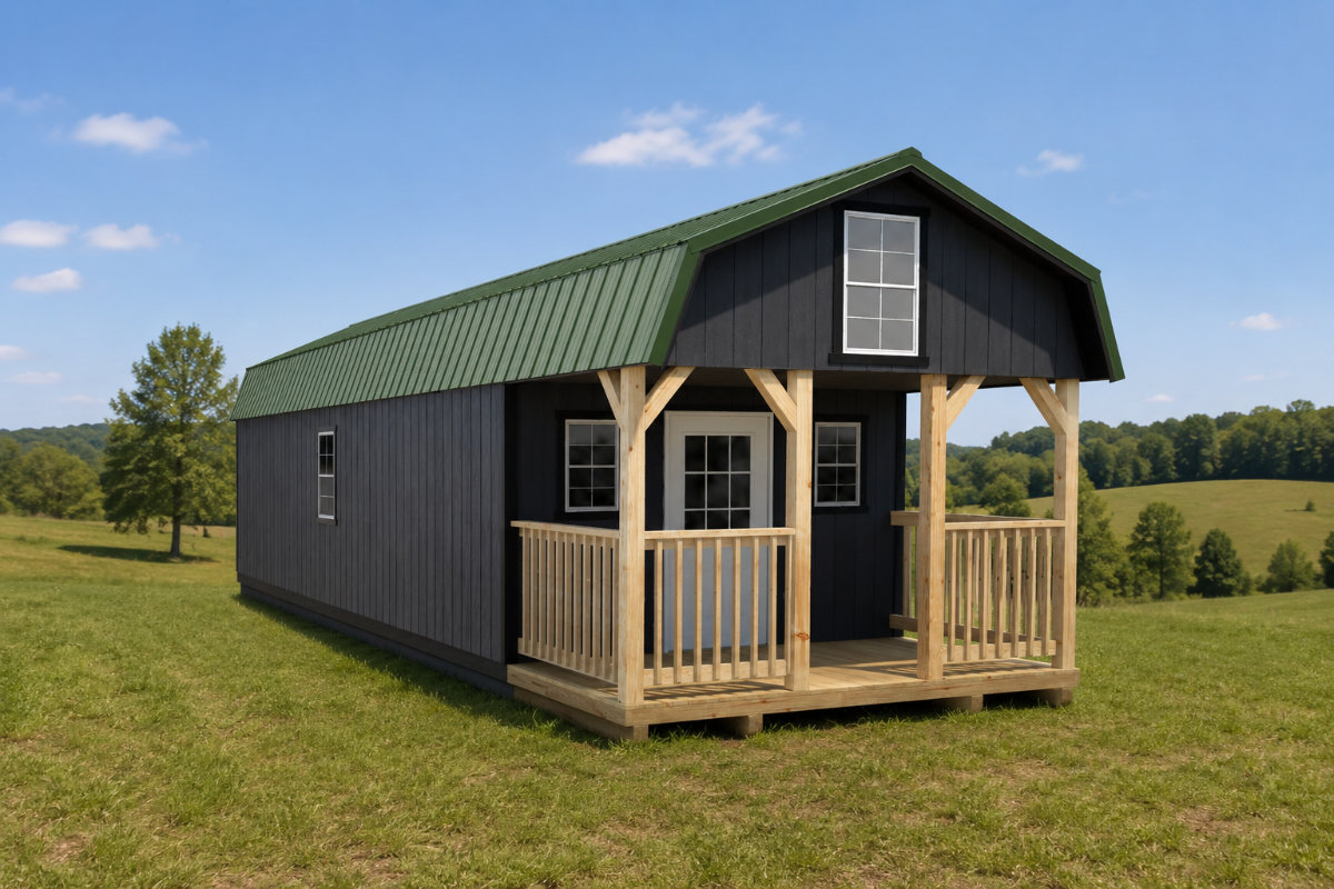 Lofted Cabin Shed