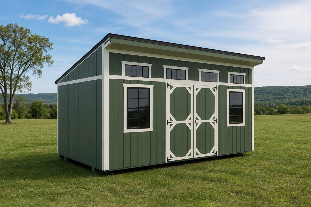 One Slope Building Shed