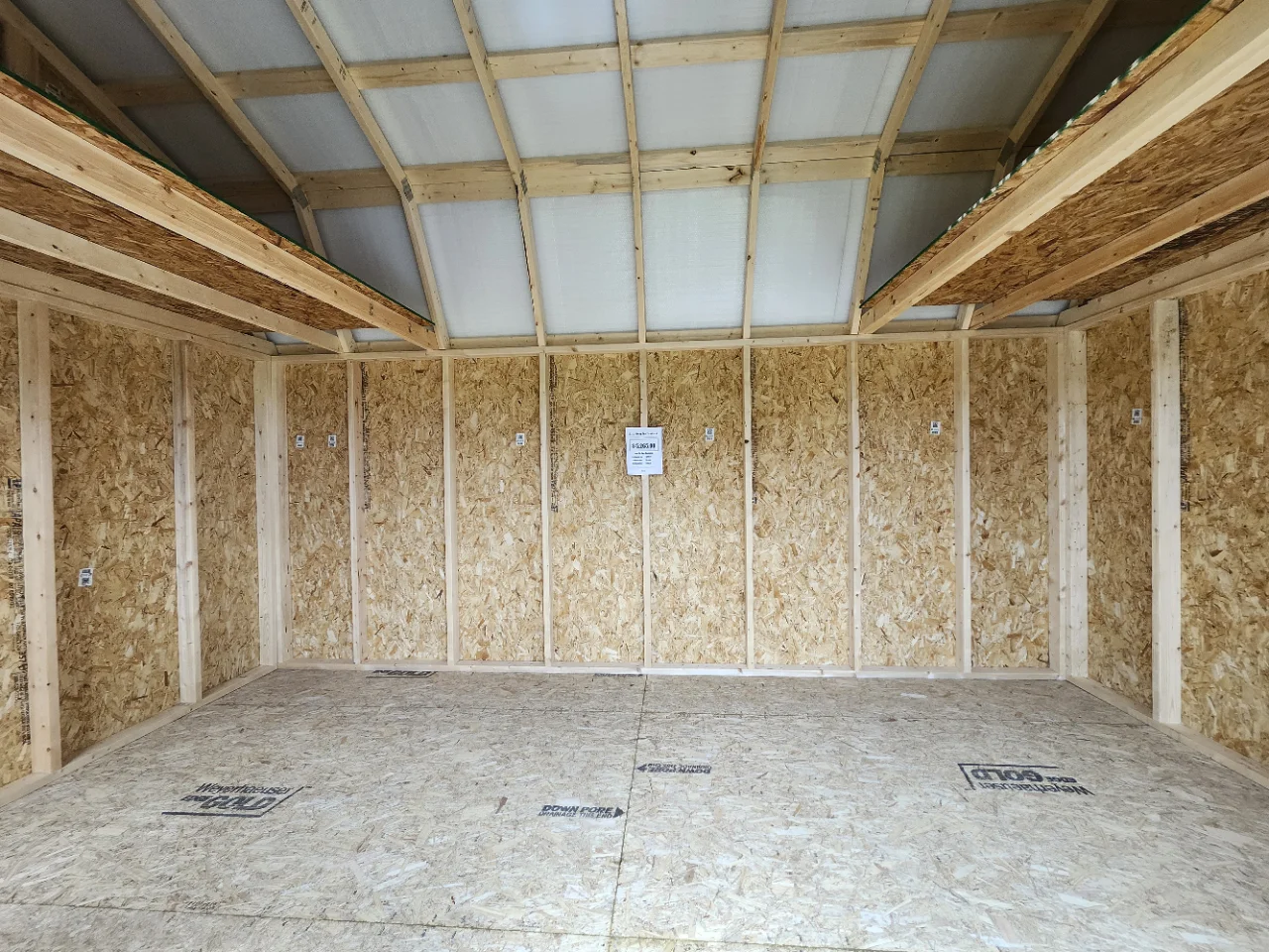 10x16 Lofted Garden Shed