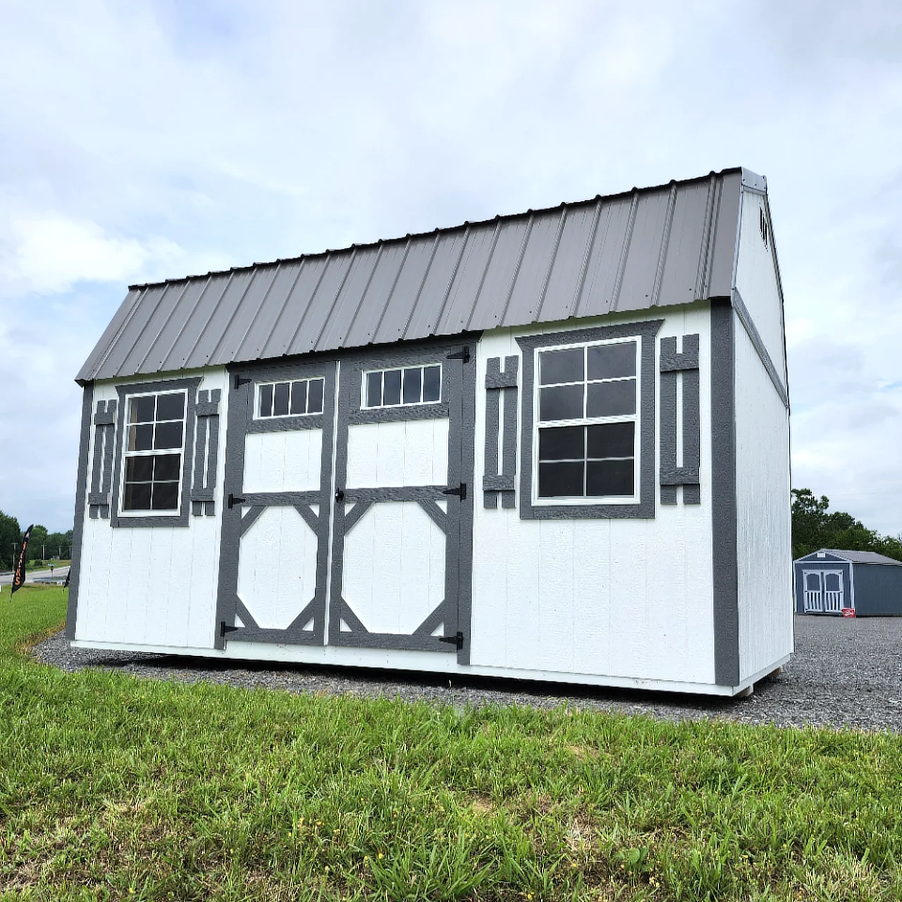 10x16 Lofted Garden Shed