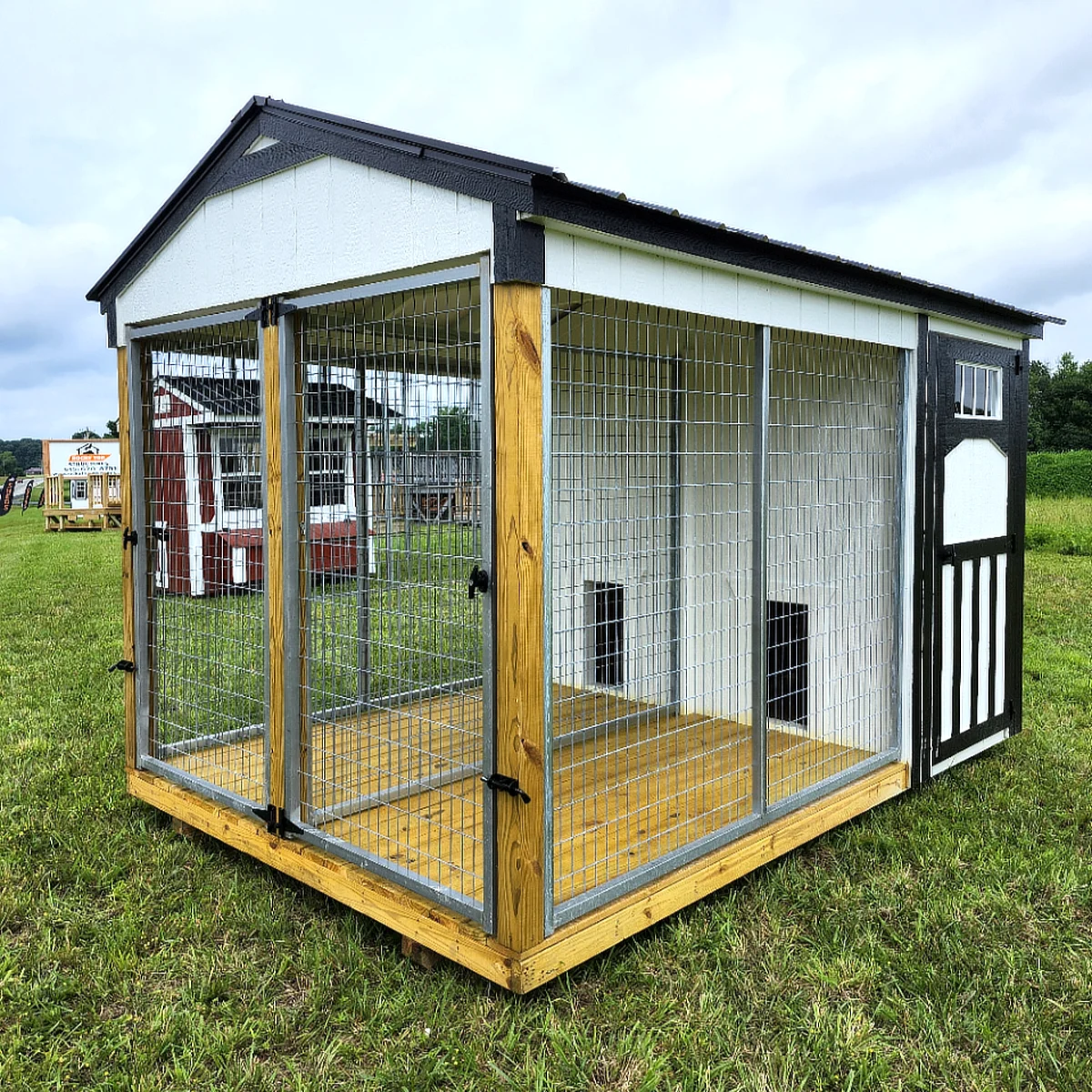 8x12 Double Dog Kennel