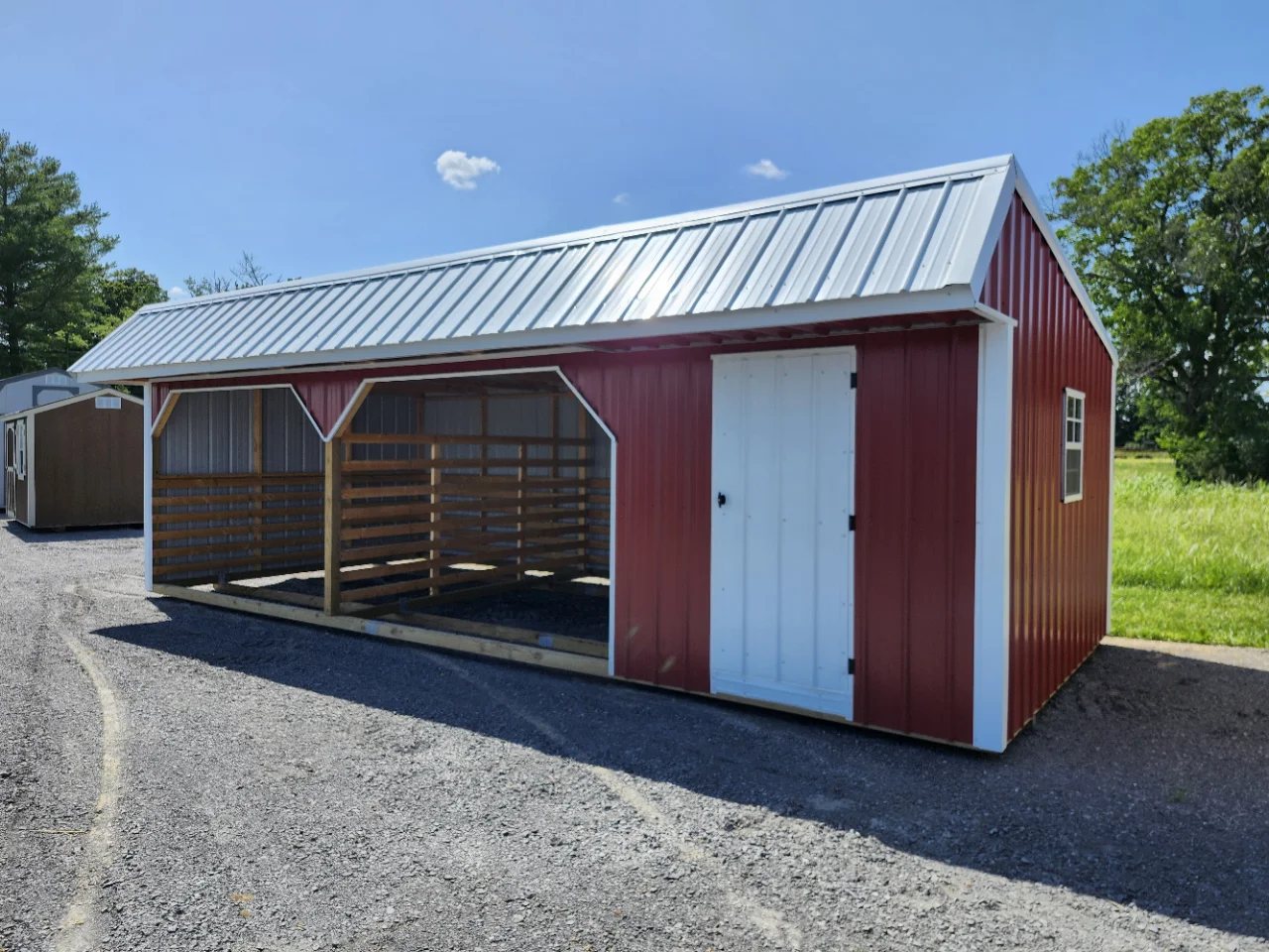 12x28 Horse Barn with a Tack Room
