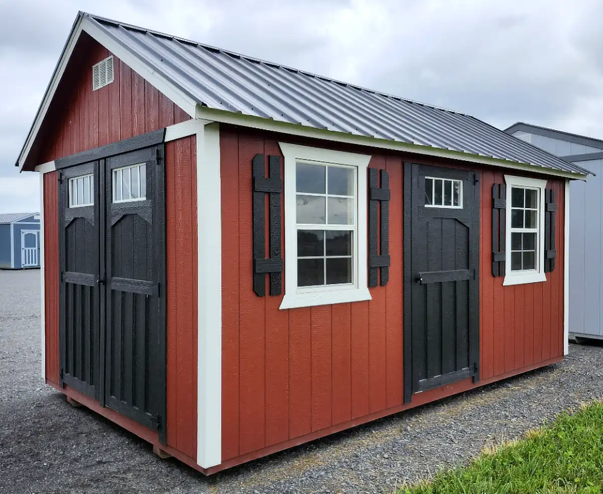 10x16 Lofted A-frame Garden Shed