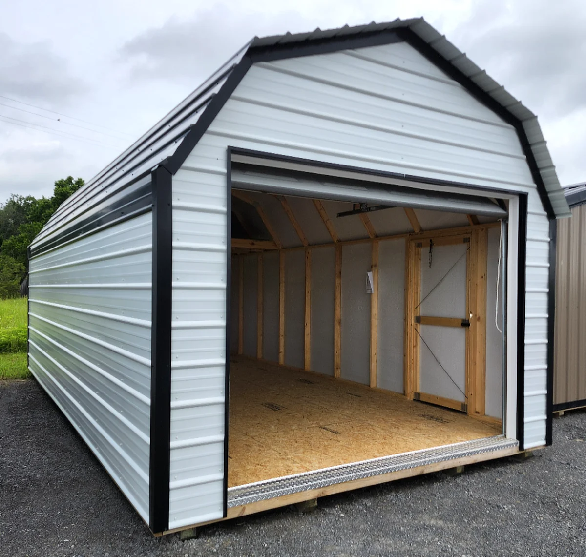 12x24 Insulated Garage with Premium Framing