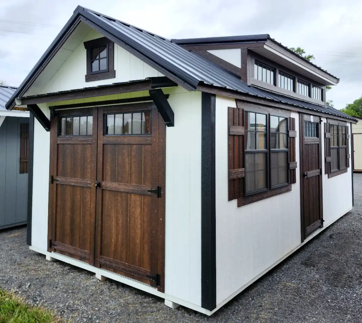 10x20 Mission Building with LP SilverTech Siding