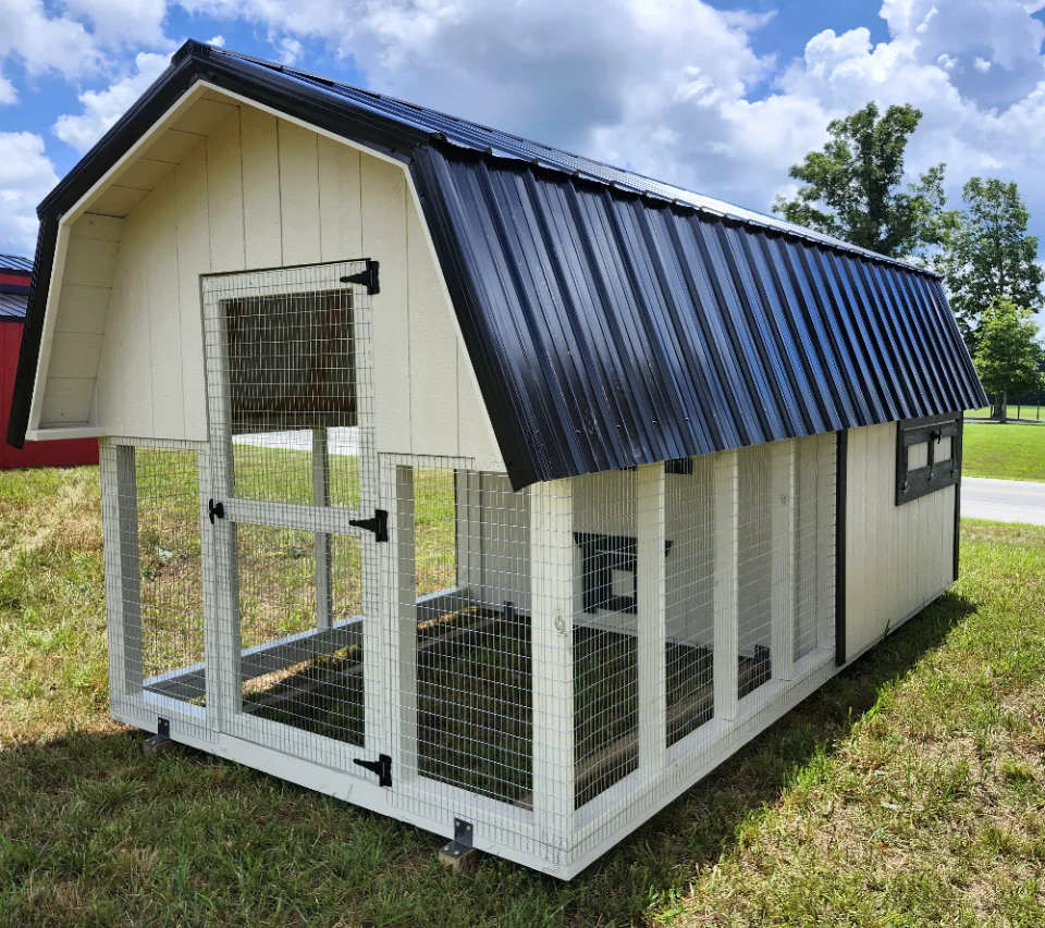 8x16 Barn-Style Chicken Coop