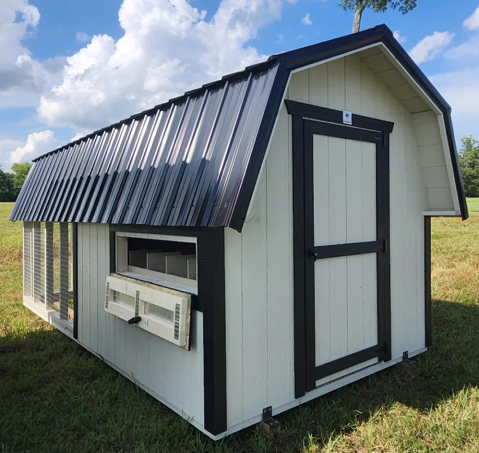 8x16 Barn-Style Chicken Coop