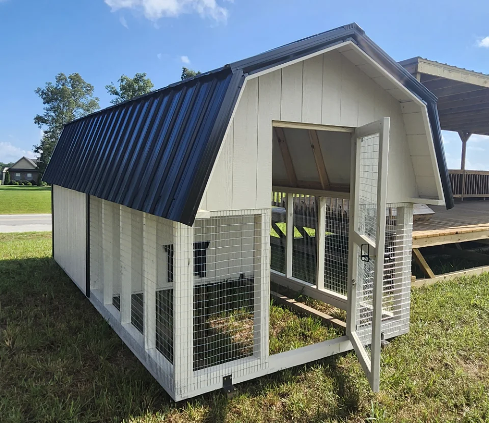 8x16 Barn-Style Chicken Coop