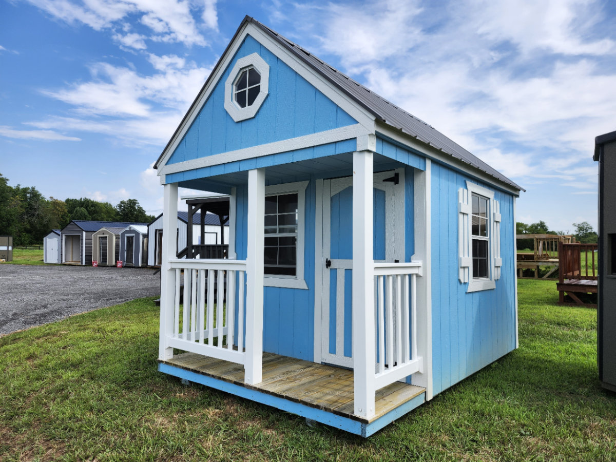 8x12 Playhouse with Covered Porch - Image 1