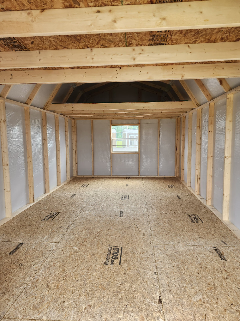 12x24 Econo Lofted Barn Utility Shed - Image 2
