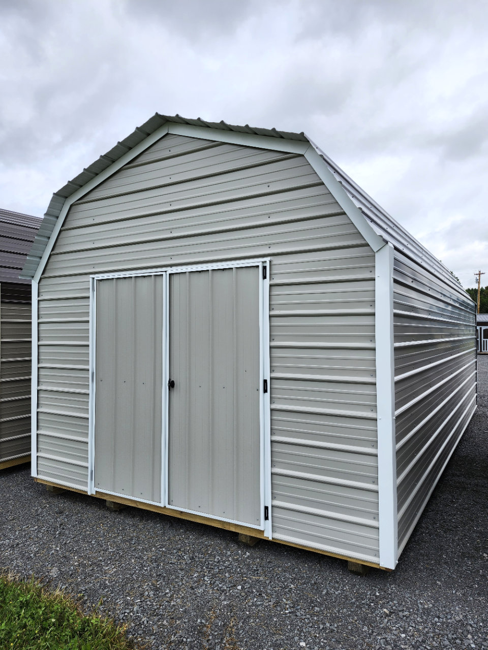 12x24 Econo Lofted Barn Utility Shed - Image 1