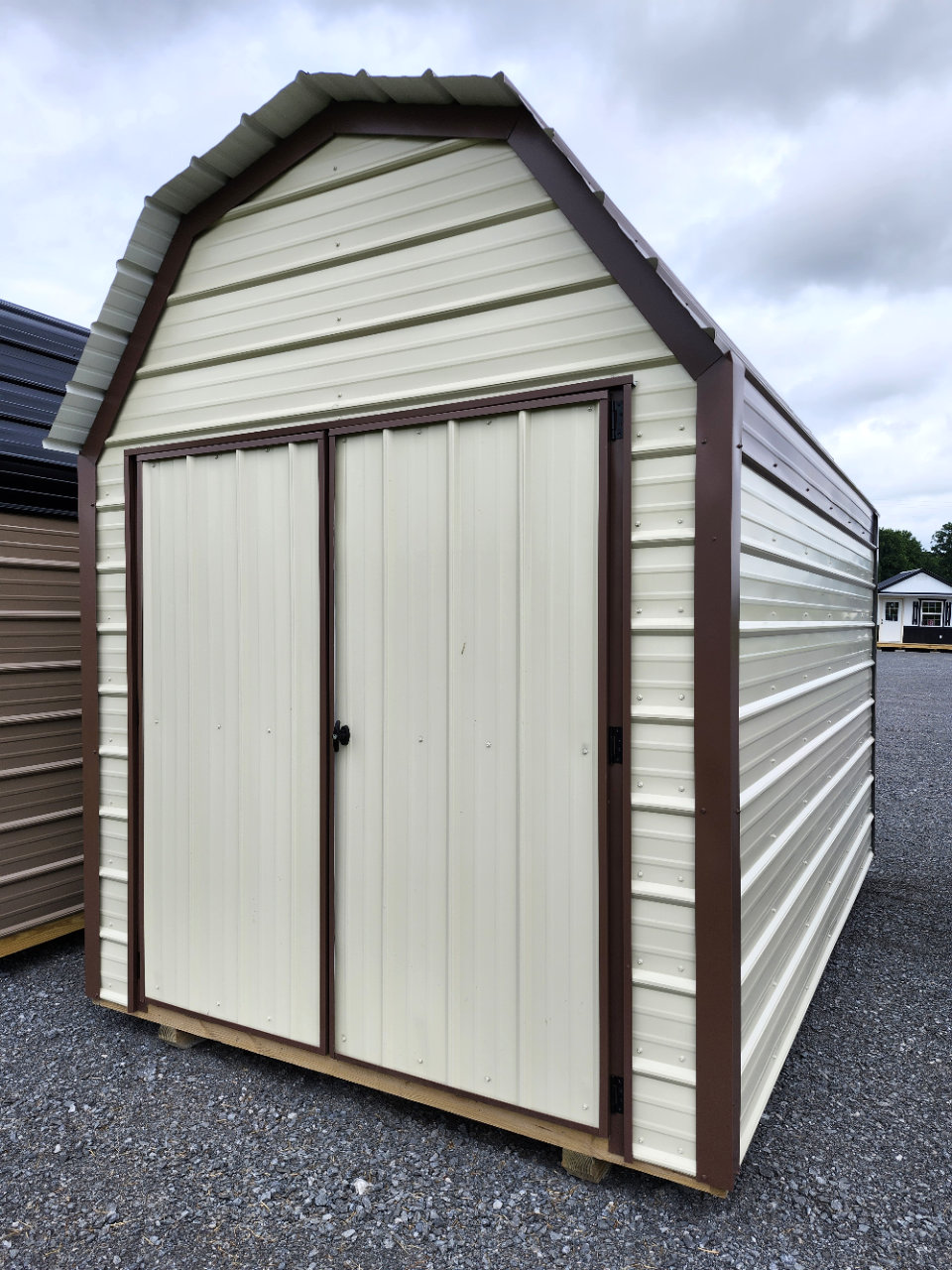 8x12 Econo Lofted Barn Utility Shed - Image 1