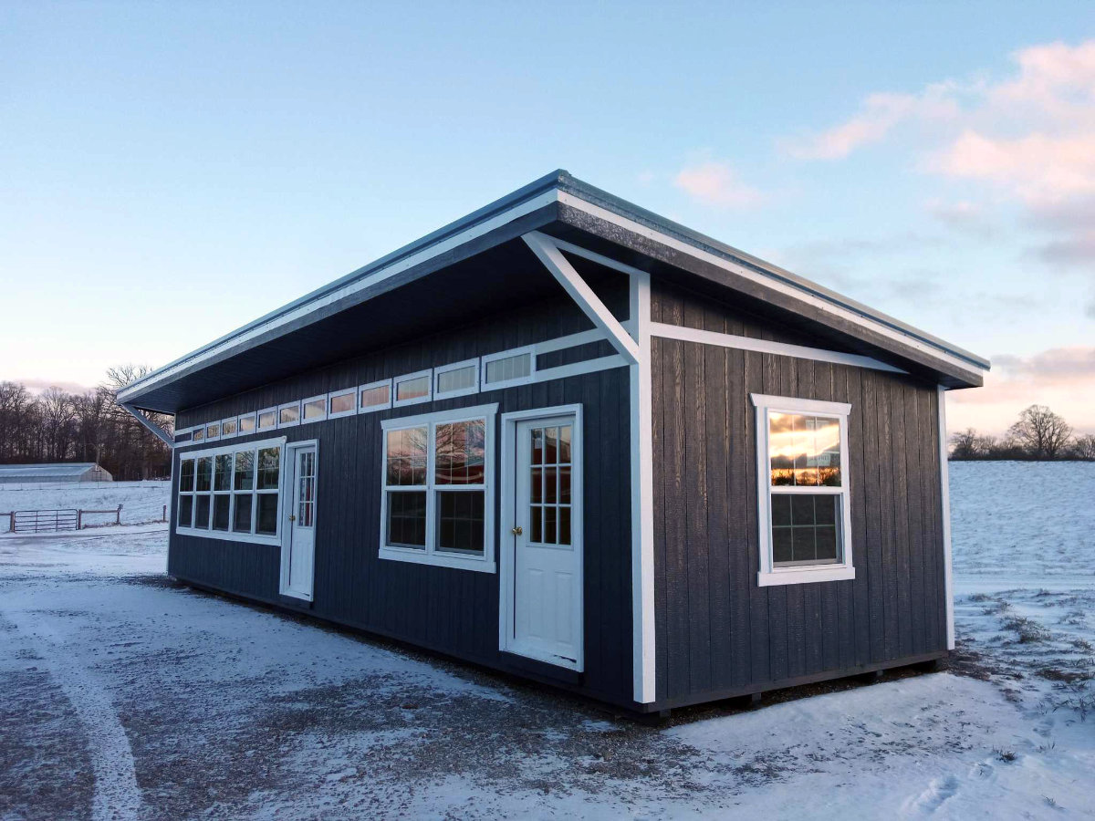 12x40 Pool Shed - Image 1