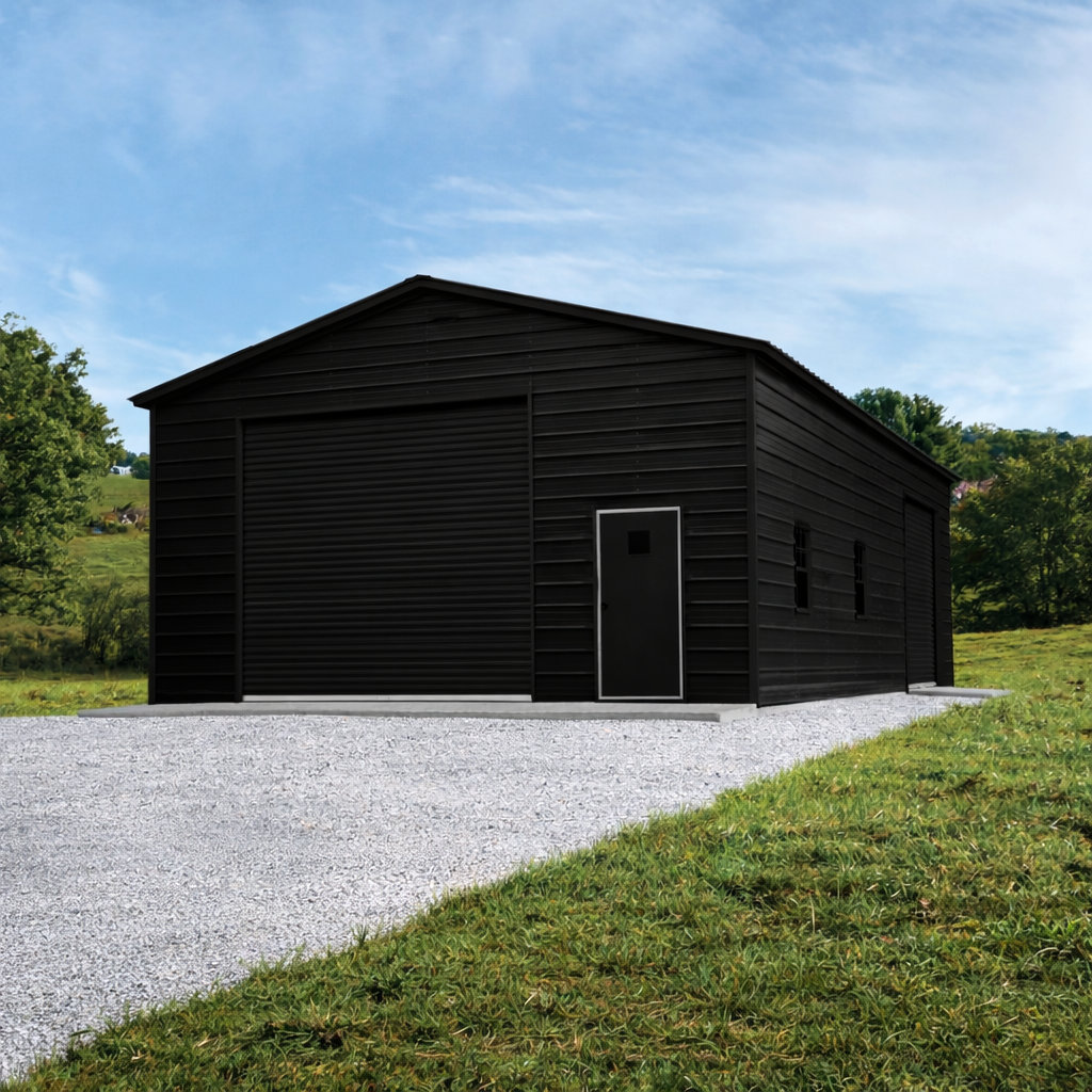 20x40 Metal Garage Workshop - Image 1