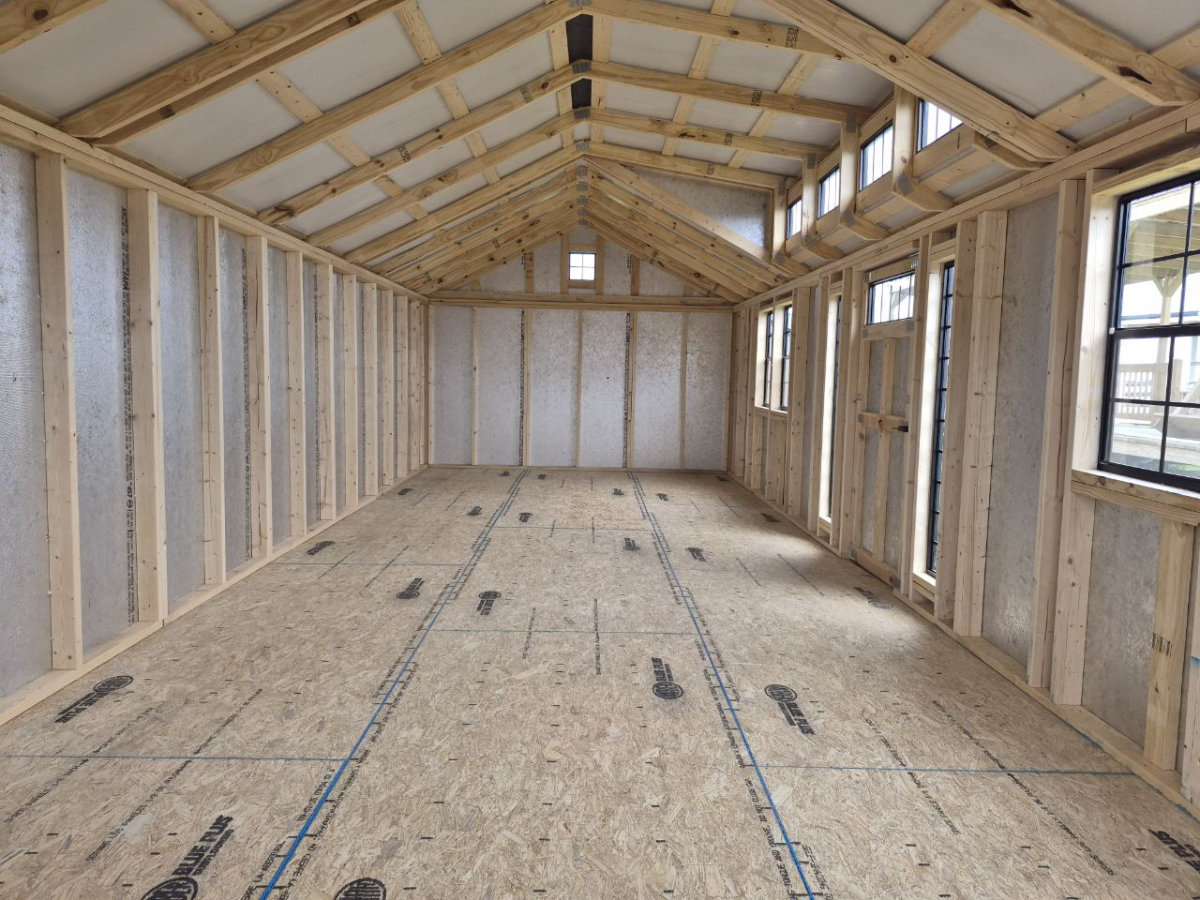 12x32 Mission Building with LP SilverTech Siding - Image 5