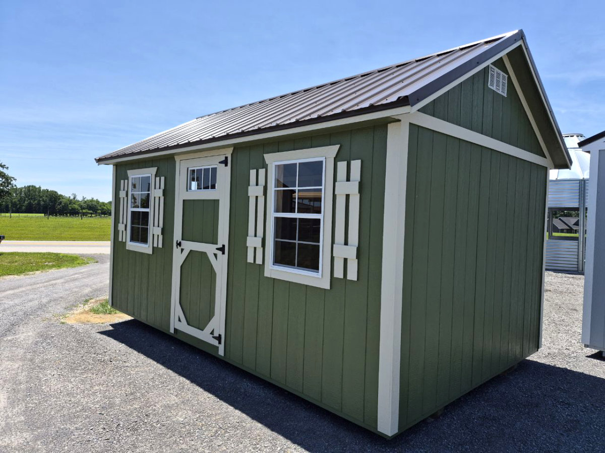 10x16 Painted Deluxe Garden Shed - Image 2
