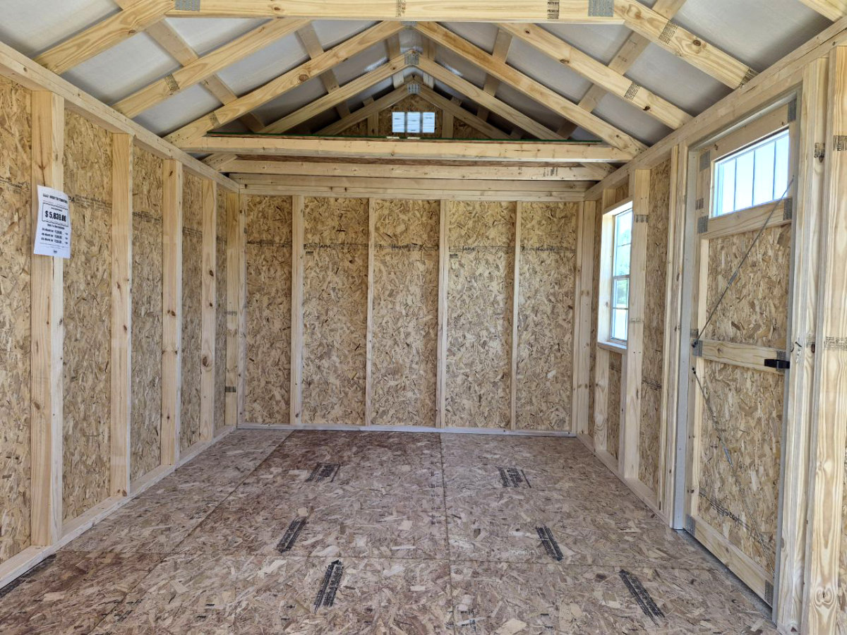 10x16 Painted Deluxe Garden Shed - Image 4