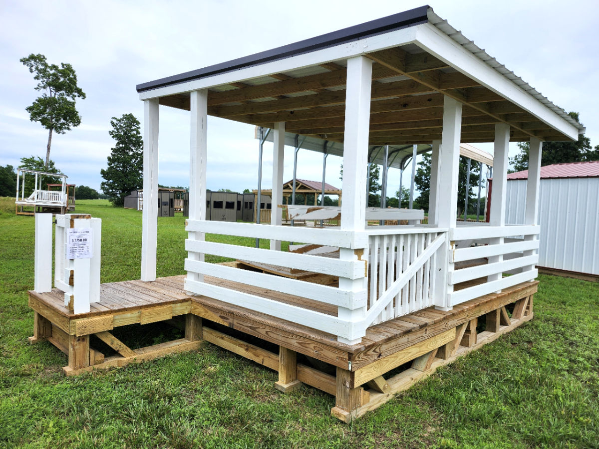 Repo - 8x12 Portable Deck Porch - Image 1
