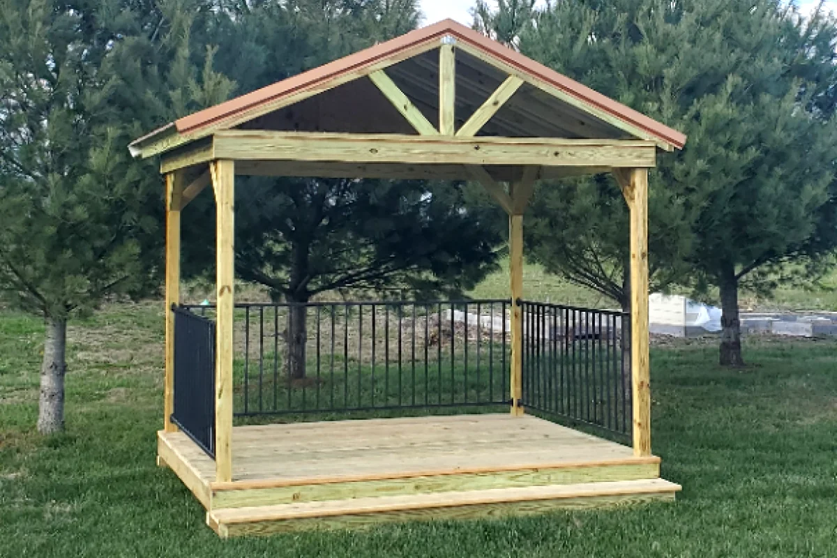 8x10 Pavilion with Clear Sealer