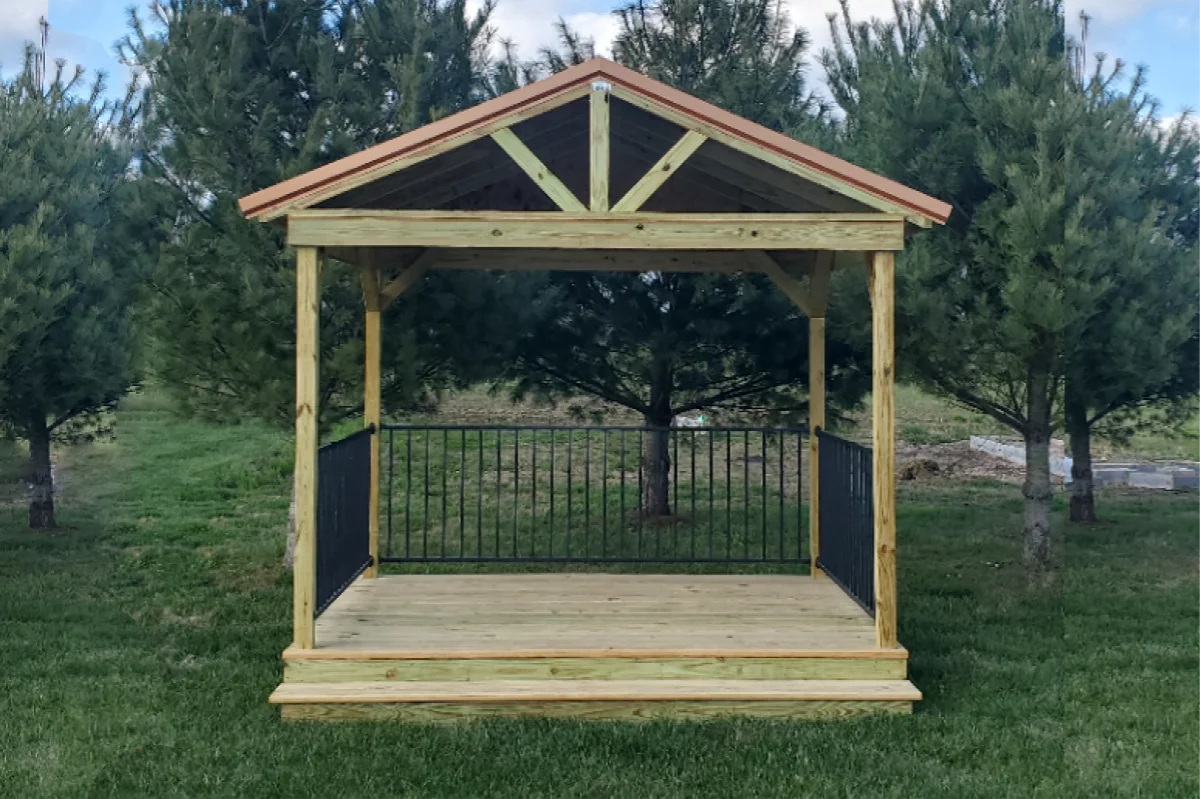 8x10 Pavilion with Clear Sealer