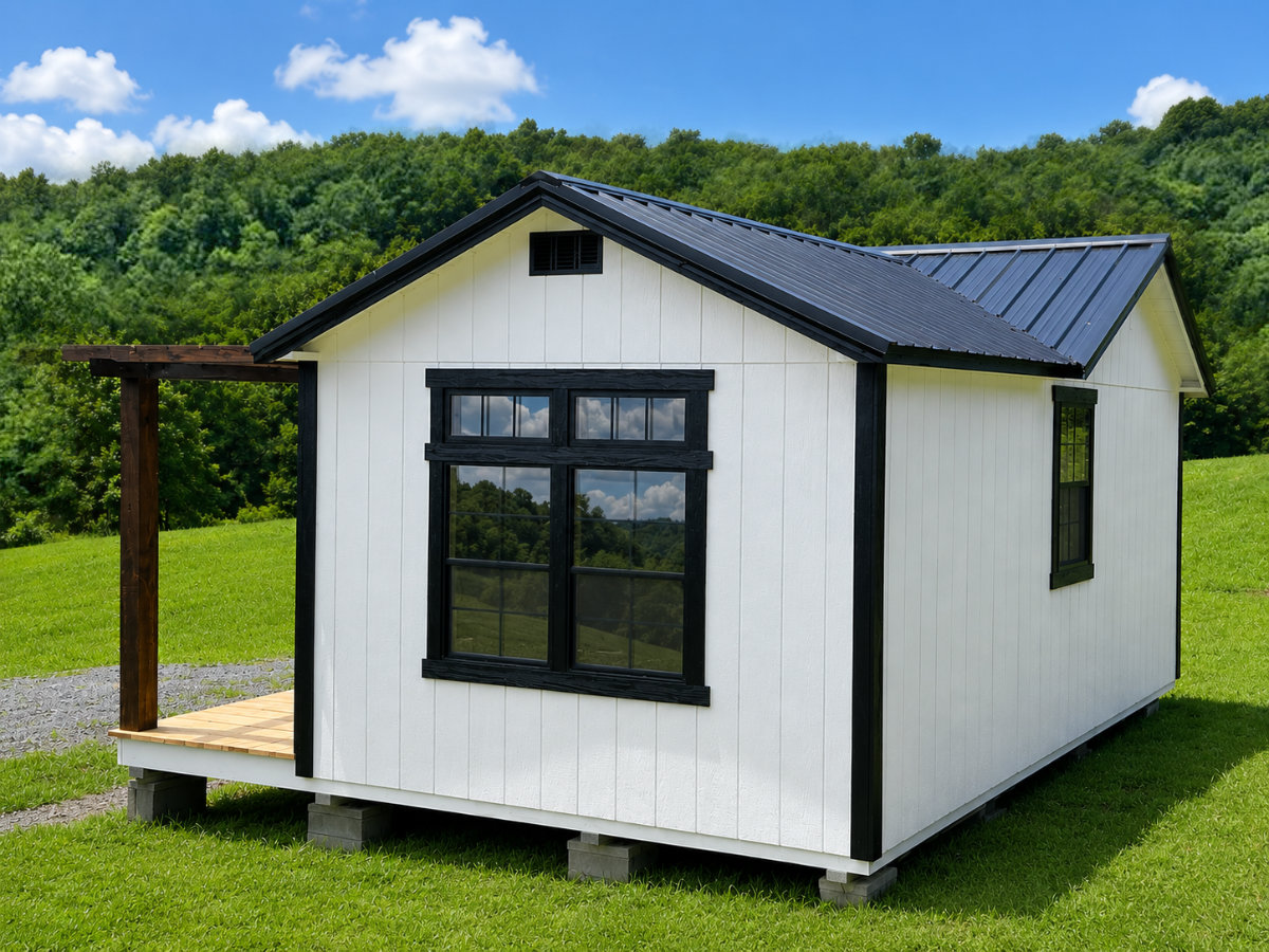 14x20 Corner Porch Building Delivered to Pleasant Shade, TN gallery image 3