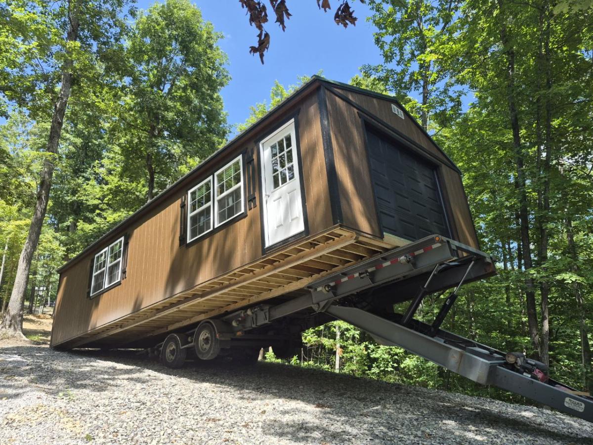 16x40 Workshop Shed Delivered to Moss, TN gallery image 3