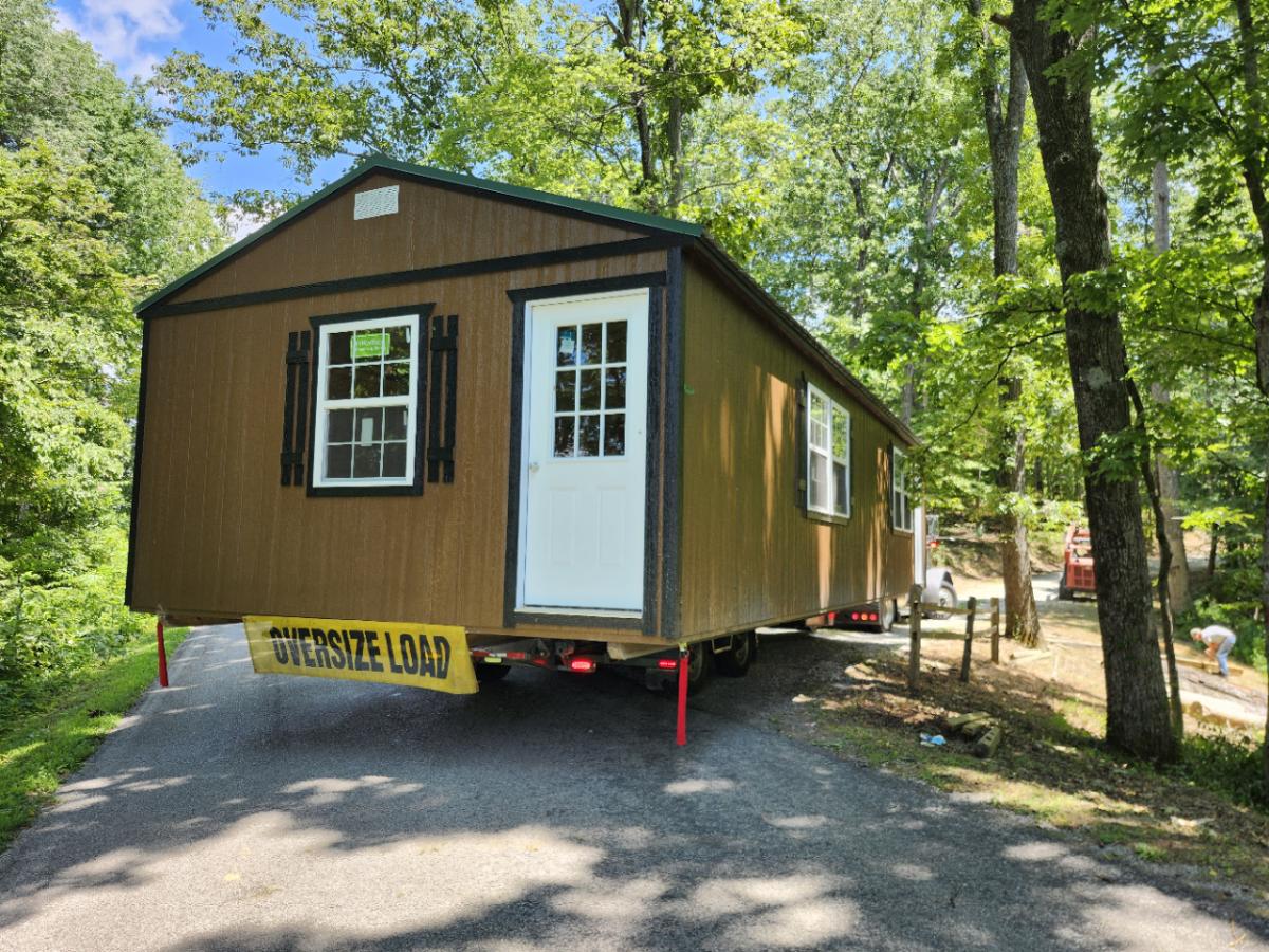 16x40 Workshop Shed Delivered to Moss, TN gallery image 5